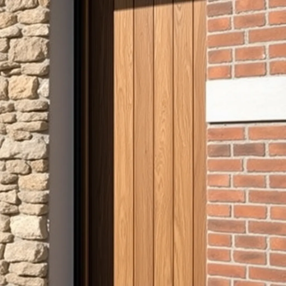 Co na elewację przy drzwiach wejściowych