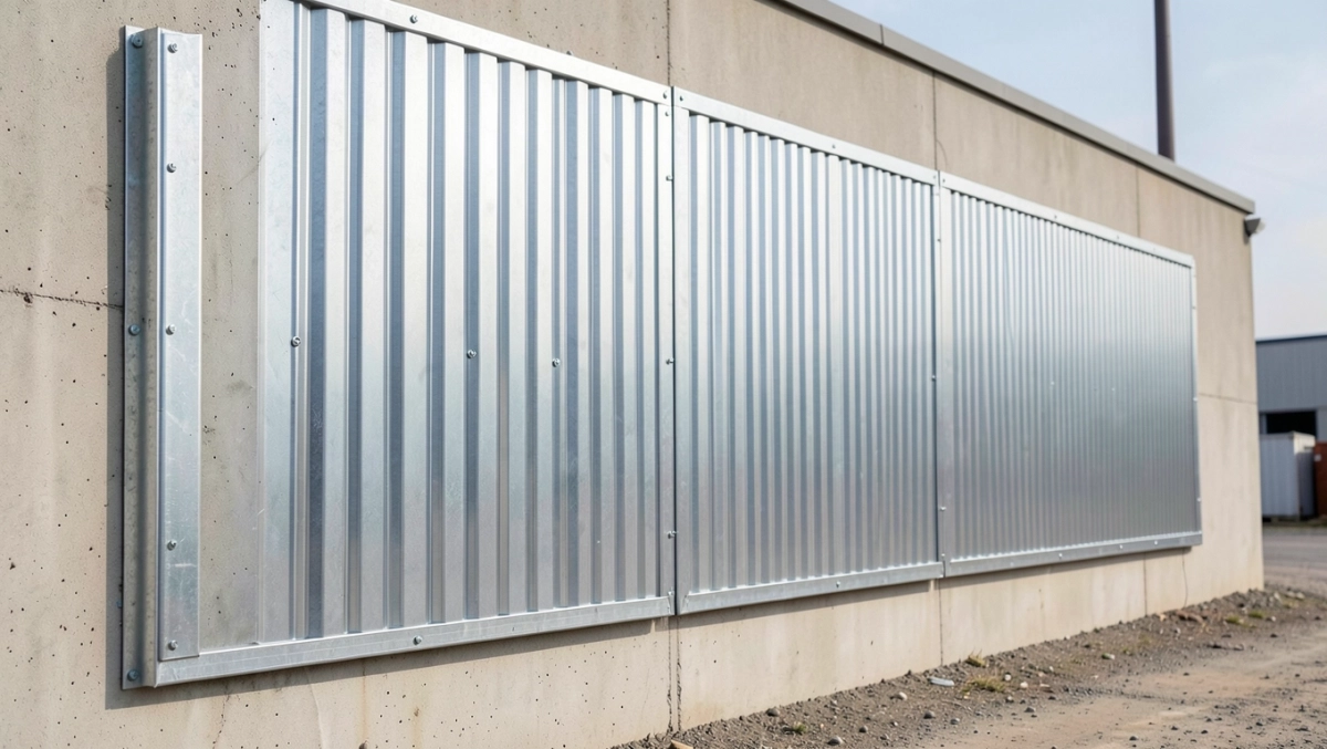 Elewacja z blachy trapezowej montaż