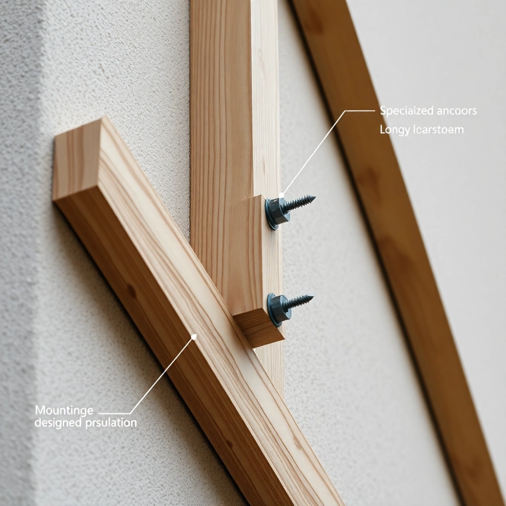 Jak przymocować belkę do elewacji przez styropian