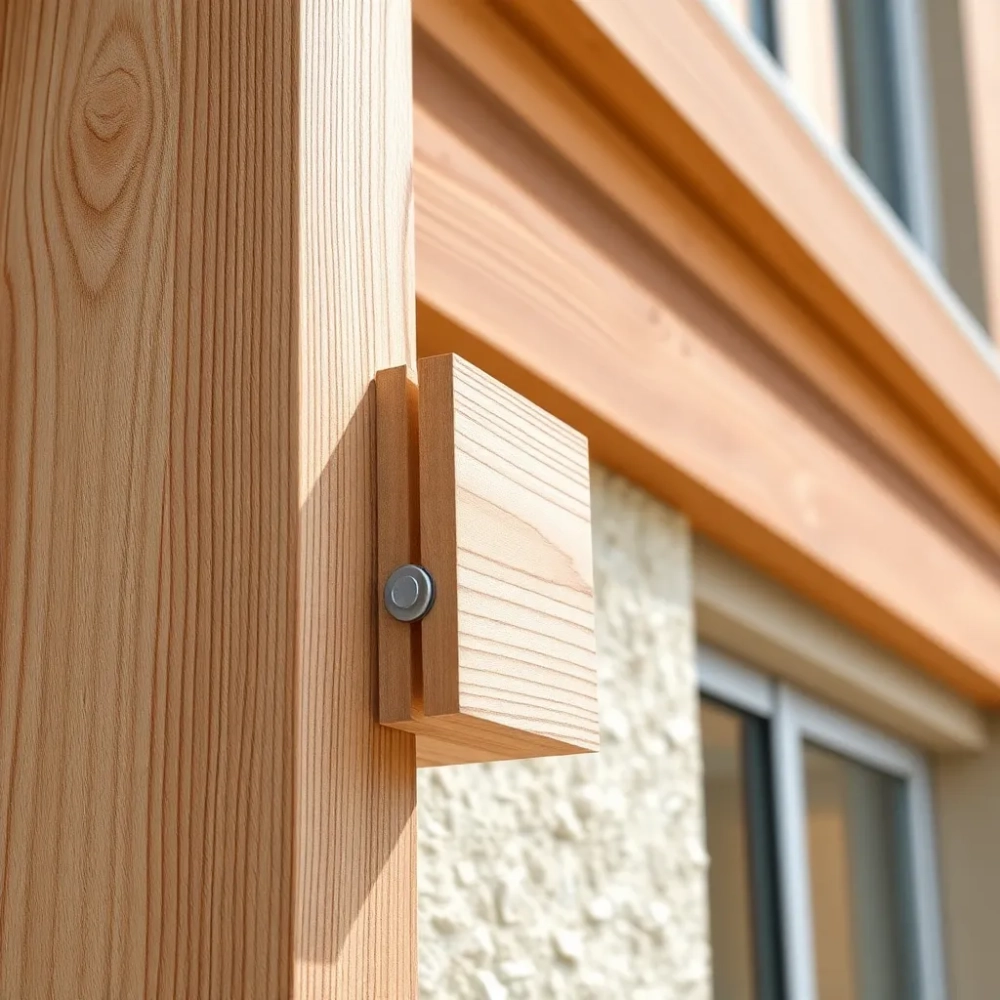 Jak przymocować kantówkę do elewacji