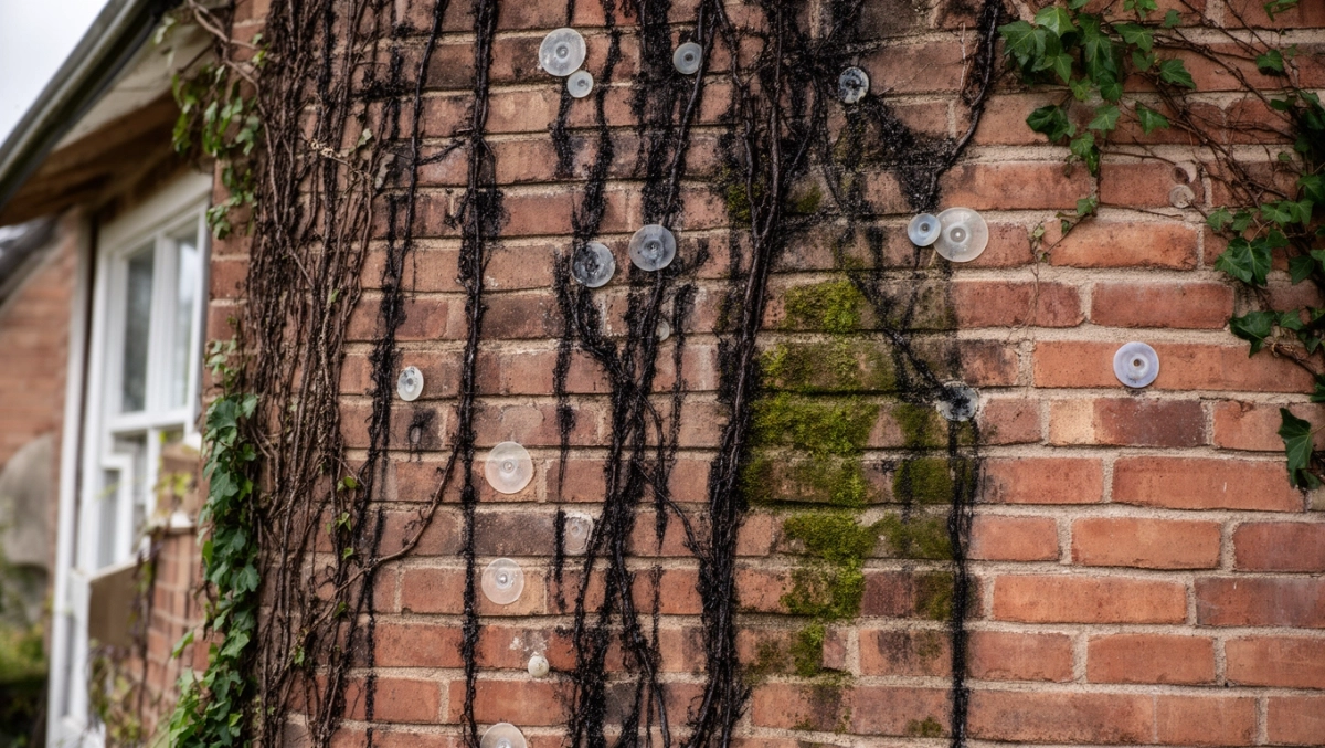 jak usunąć ślady po bluszczu z elewacji