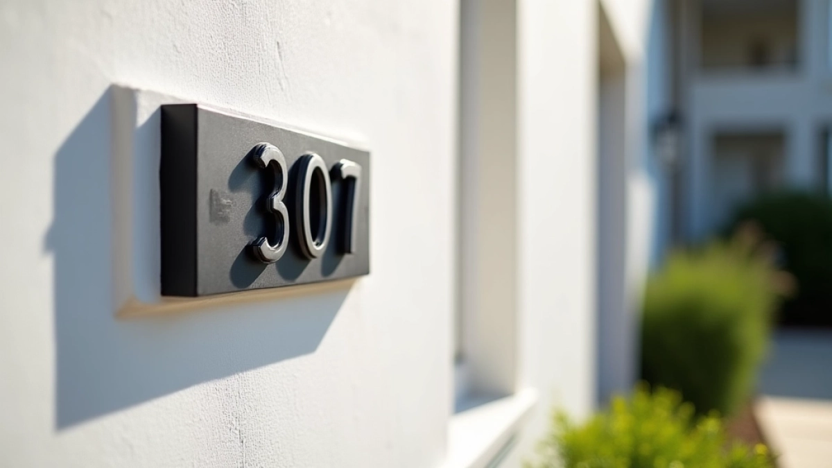 Jak zamontować numer domu na elewacji