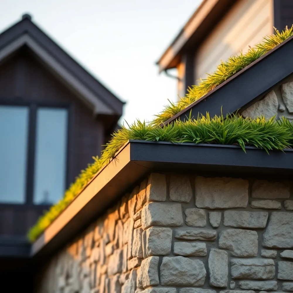 Jaka elewacja do zielonego dachu