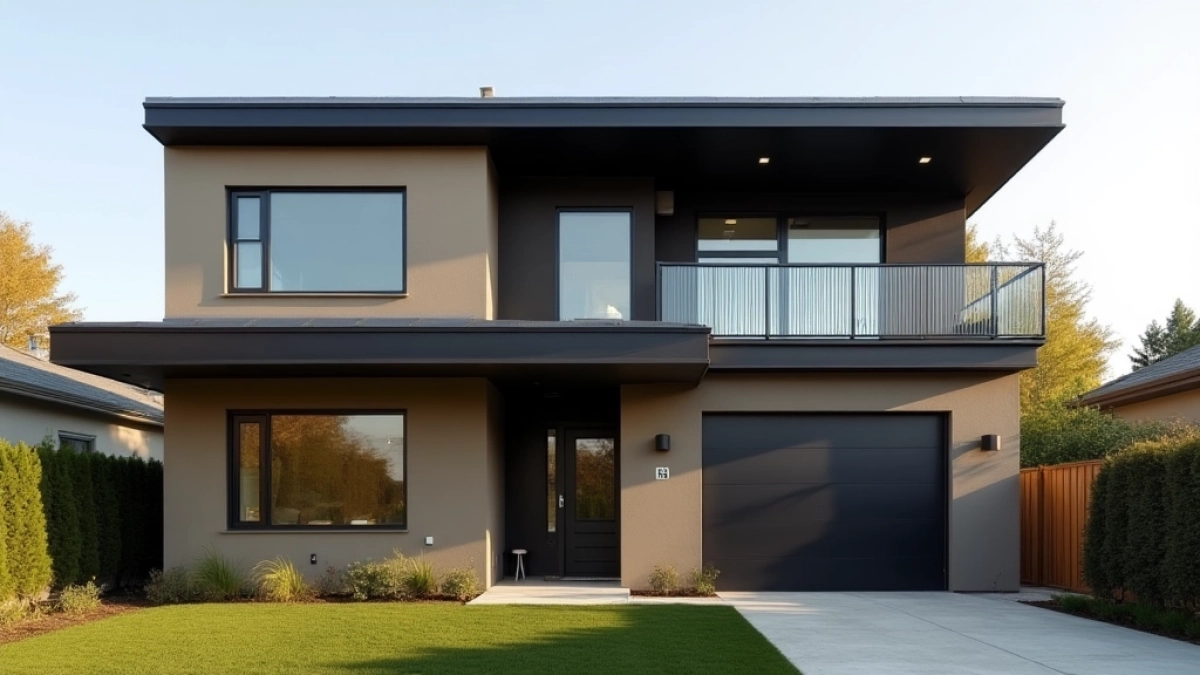 Jaki kolor elewacji do czarnego dachu