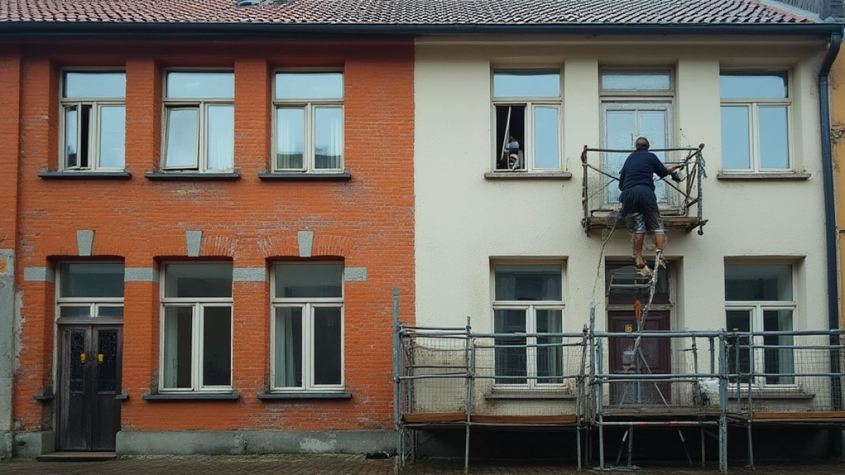 koszt mycia elewacji domu Szczecin