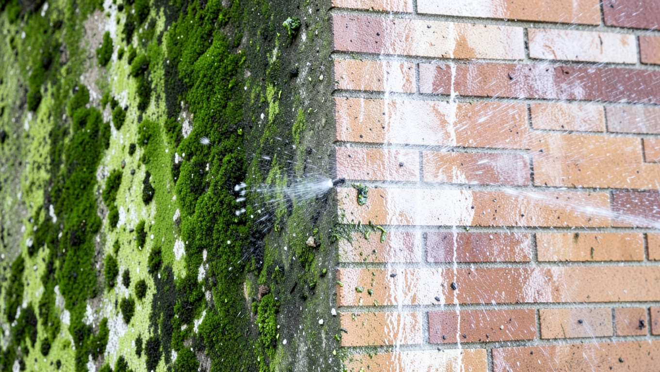 Mycie Elewacji Z Glonów