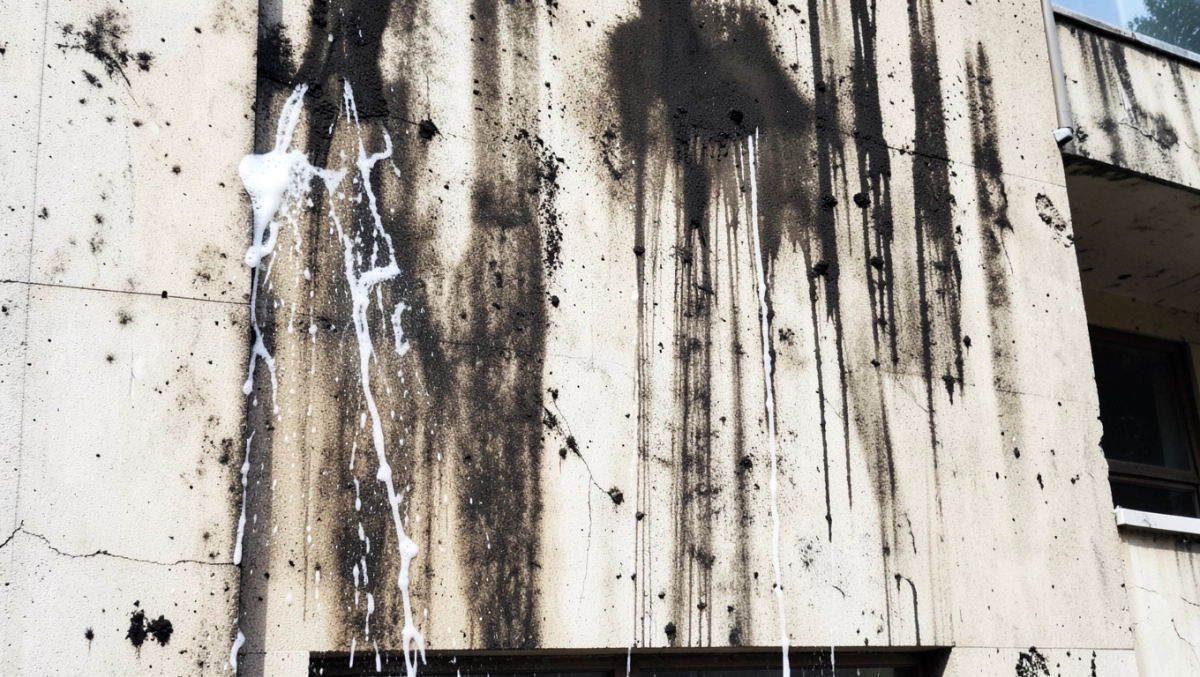 Ręczne mycie elewacji