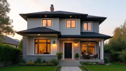 Cena projektu elewacji domu