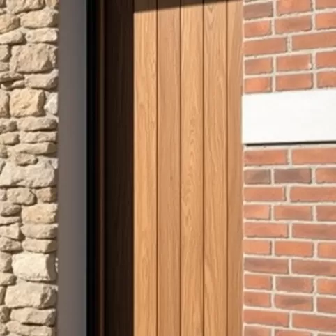 Co na elewację przy drzwiach wejściowych