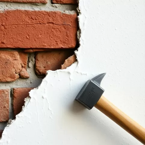 Jak usunąć tynk z elewacji