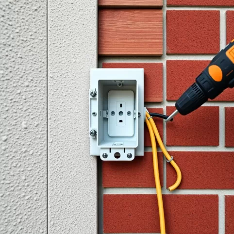 Jak zamontować gniazdko w elewacji