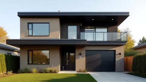 Jaki kolor elewacji do czarnego dachu