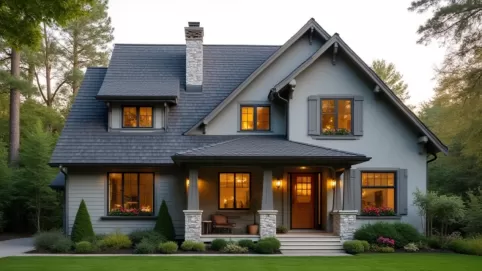 Jaki kolor elewacji do szarego dachu