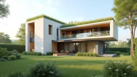 Jaki kolor elewacji do zielonego dachu