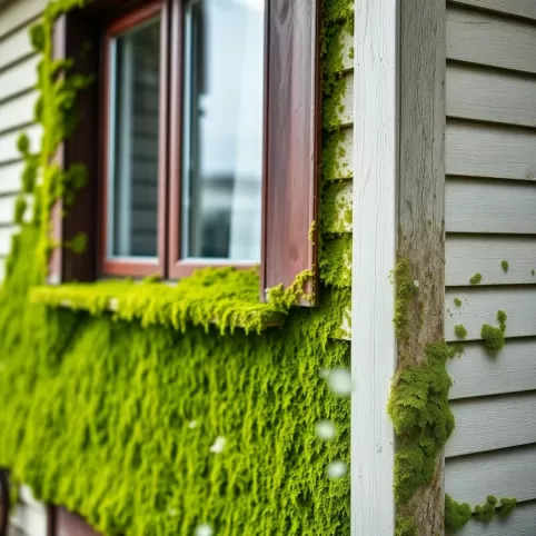 Jaki środek na glony na elewacji