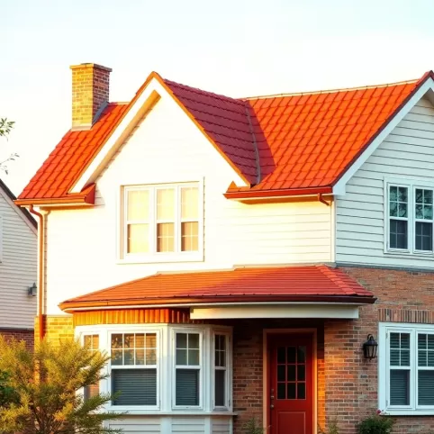 Wiśniowy dach jaka elewacja