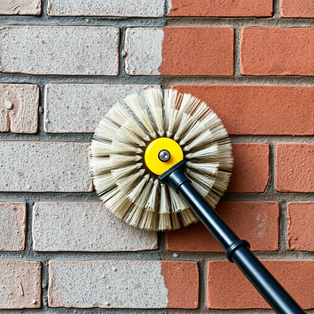 Szczotka obrotowa do mycia elewacji