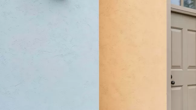 Dwa kolory tynku na elewacji